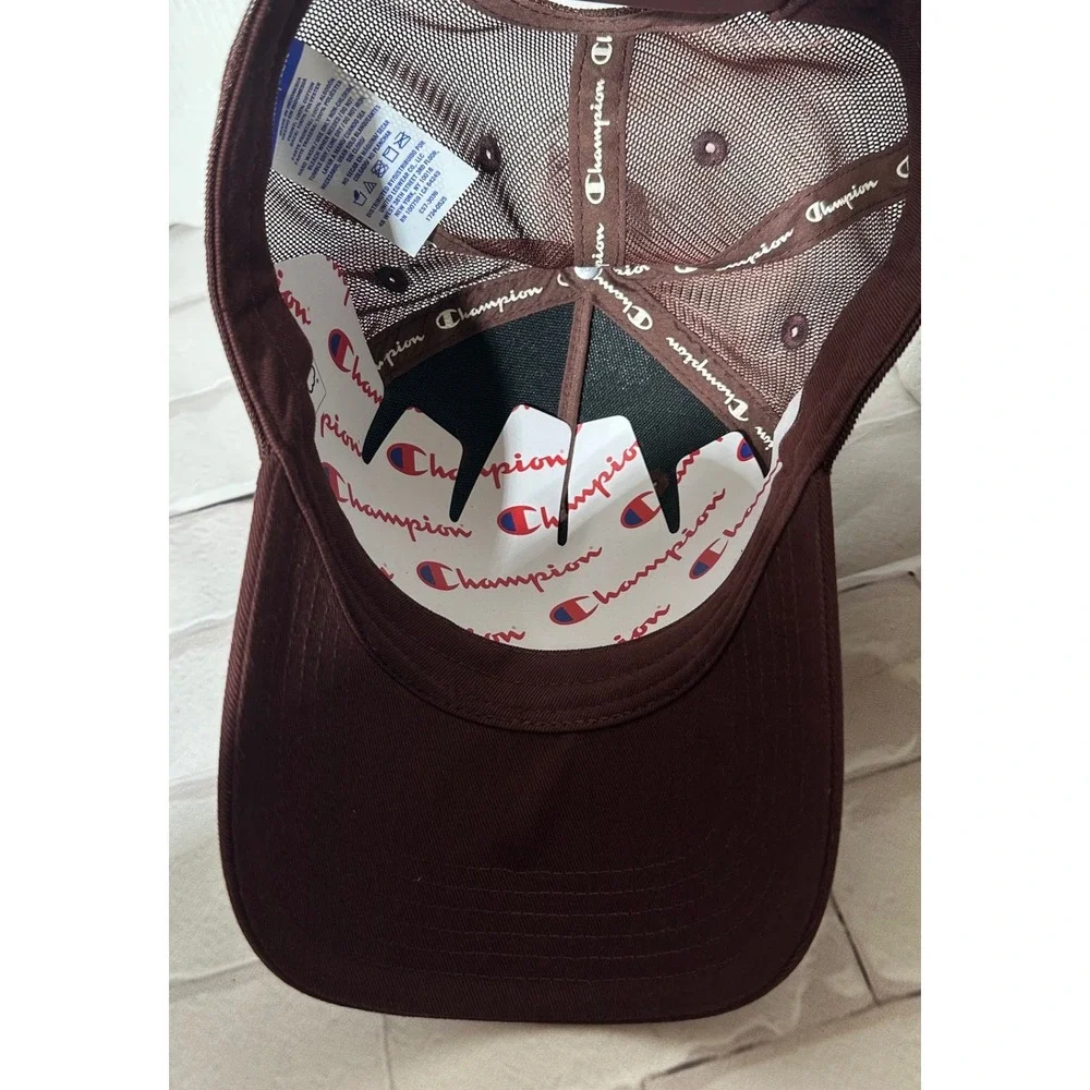 Champion 1919 Physical Education Maroon Mesh Trucker‎ Hat Adjustable